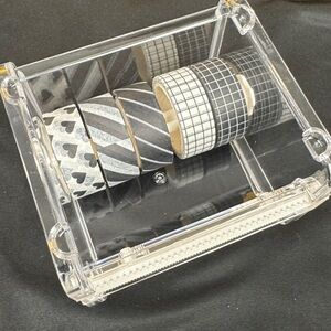 Decorative Washi Tape Set in Black and White